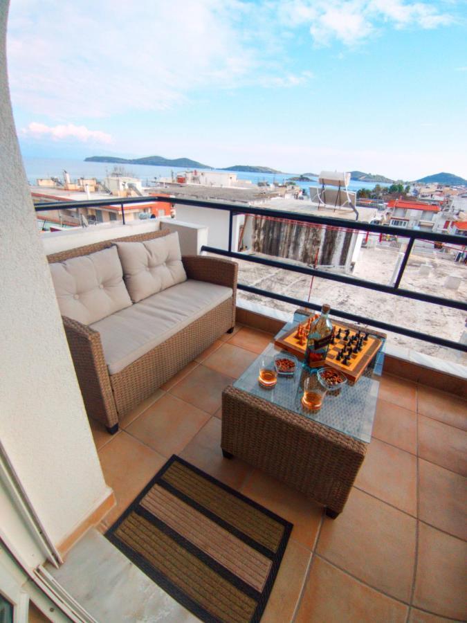 Seagull Apartments Nea Peramos  Luaran gambar